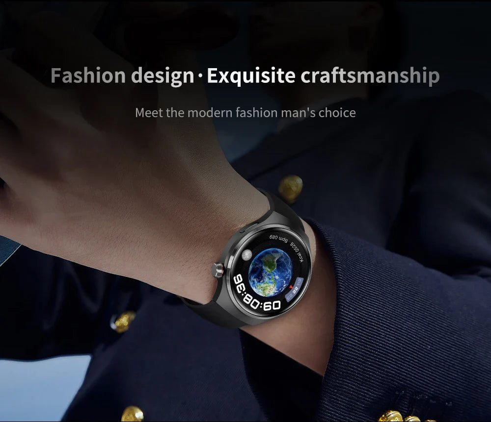 Huawei Watch 4 Pro Smartwatch para Homens, Tela HD, 360x360, Frequência Cardía