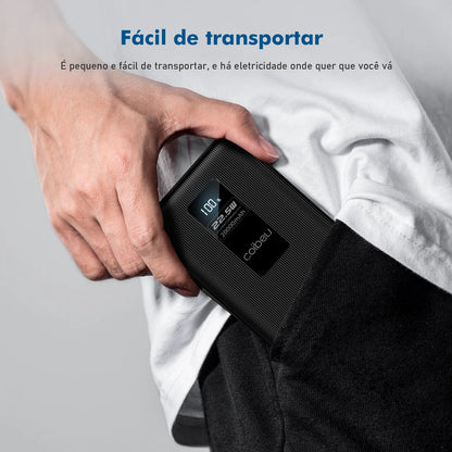 Carregador Portátil 20000mah, Bateria, Powerbank Portátil, Pilhas Recarregáve