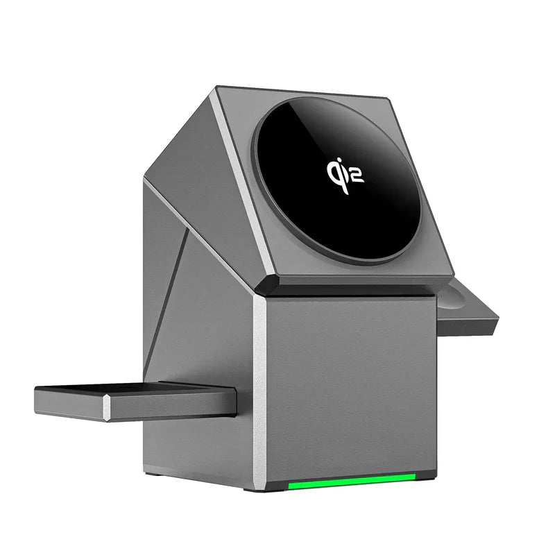 Carregador Qi2 -3 em 1 Supercharger