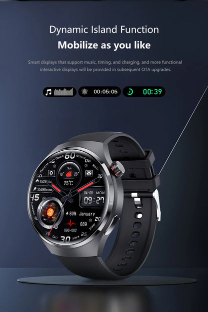Huawei Watch 4 Pro Smartwatch para Homens, Tela HD, 360x360, Frequência Cardía
