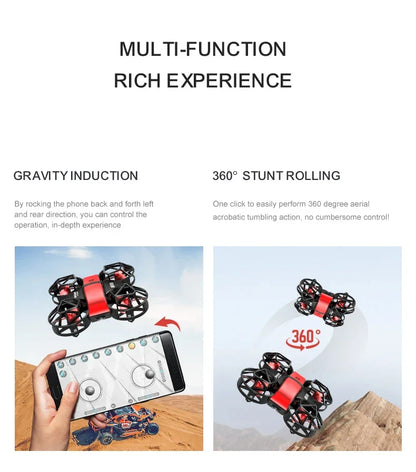 Xiaomi mini drone 4k hd com câmera grande angular 1080p wifi rc drone altura ma