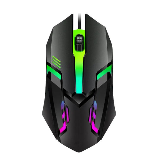 1 PC ITLY M01 Esportes LED Luminoso Backlit USB Com Fio Gaming Mouse para PC Des