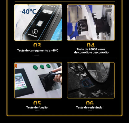 Carregador Carro Elétrico TAYSLA Tipo 2 7kW 32A Portátil EV Carregador 3.5kW
