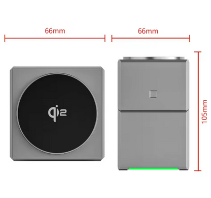 Carregador Qi2 -3 em 1 Supercharger