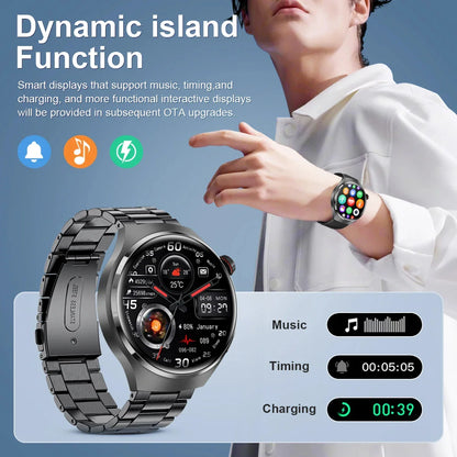 Huawei Watch 4 Pro Smartwatch para Homens, Tela HD, 360x360, Frequência Cardía