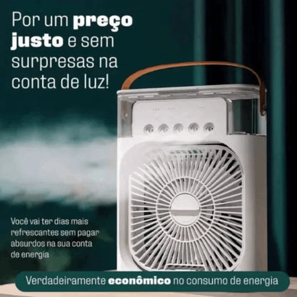 Umidificador de Ar Climatizador Ventilador Portátil