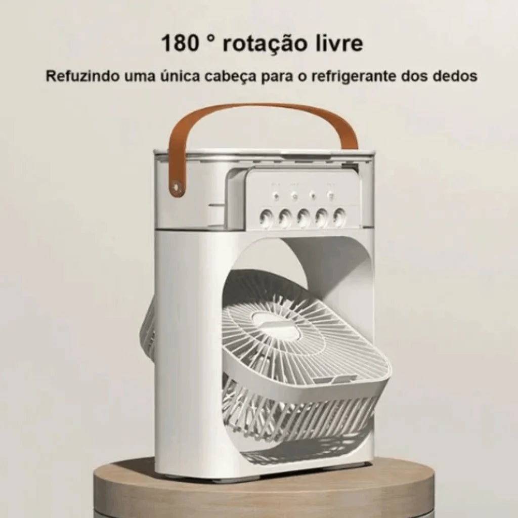 Umidificador de Ar Climatizador Ventilador Portátil