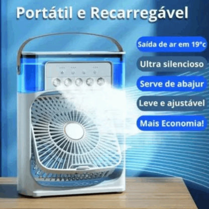 Umidificador de Ar Climatizador Ventilador Portátil