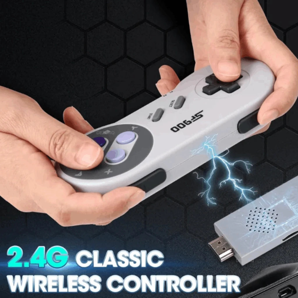 Game Console Retrô Super Nintendo 4K HD