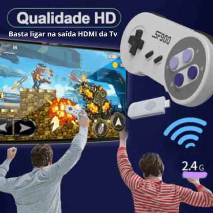 Game Console Retrô Super Nintendo 4K HD