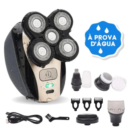 Barbeador Elétrico 5 em 1-Slice Pro